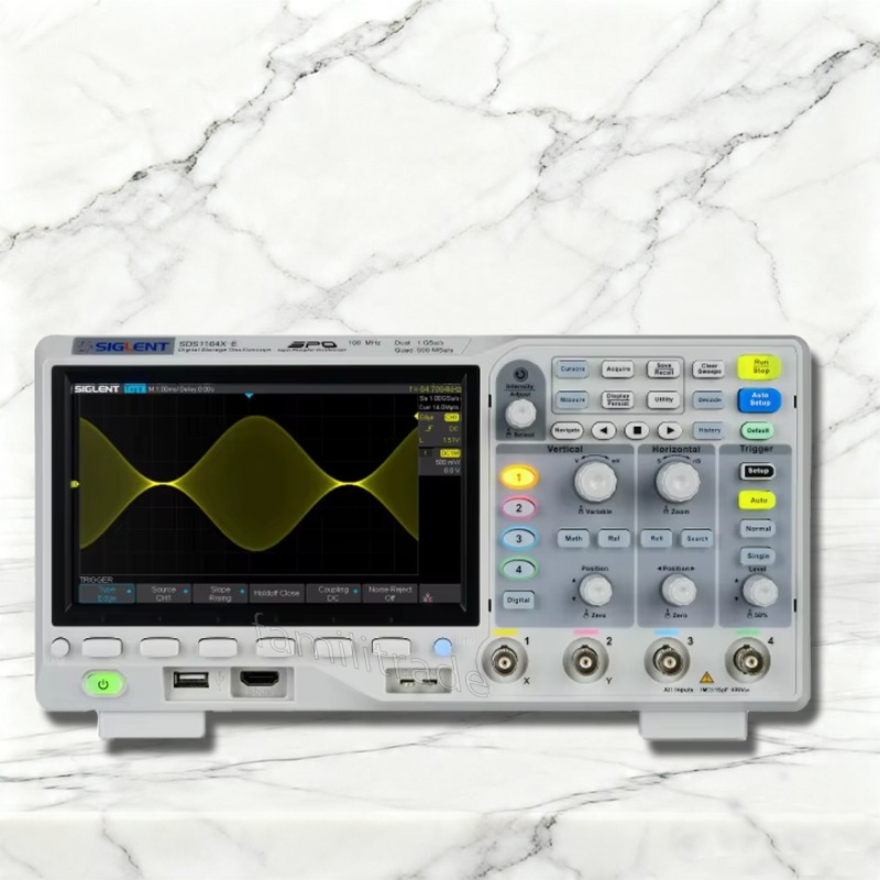 Digital Storage Oscilloscope 100Mhz 4Ch - جهاز راسم ذبذبات رقمي SIGLENT SDS1104X-E