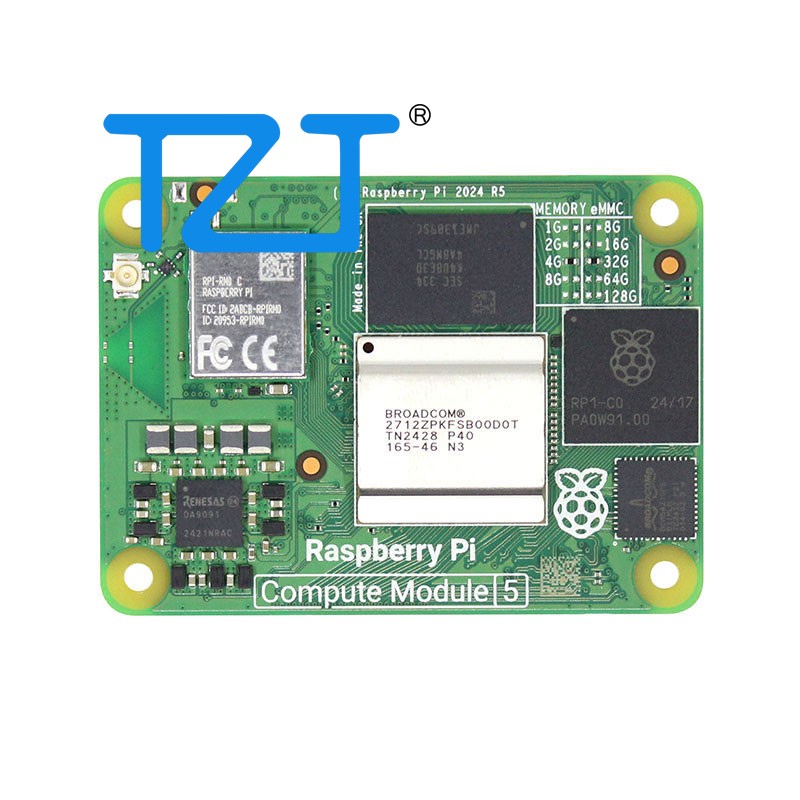 Raspberry Pi 5 8Gb Kit - وحدة الحوسبة TZT 5 مع بلوتوث