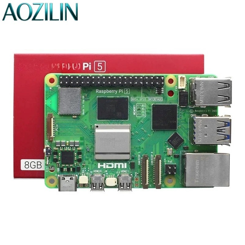 Raspberry Pi 5 8Gb Kit - مجموعة لوحة التطوير الرئيسية لـ Raspberry