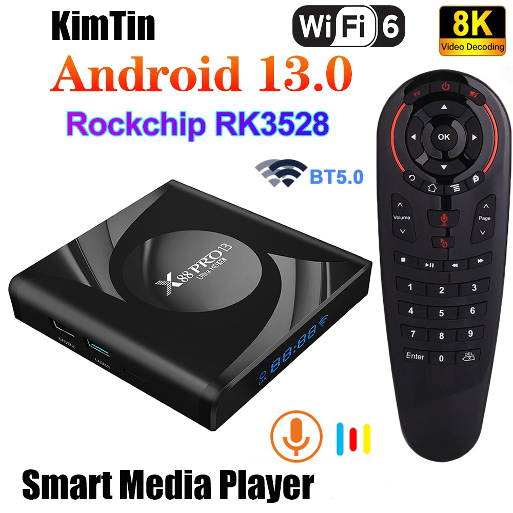 Radxa Rock 5B 16Gb - Google Voice Assista TV Box Android