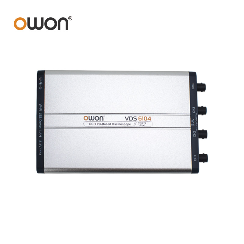 Digital Storage Oscilloscope 100Mhz 4Ch - OWON VDS6074 VDS6104 Virtual PC Digital
