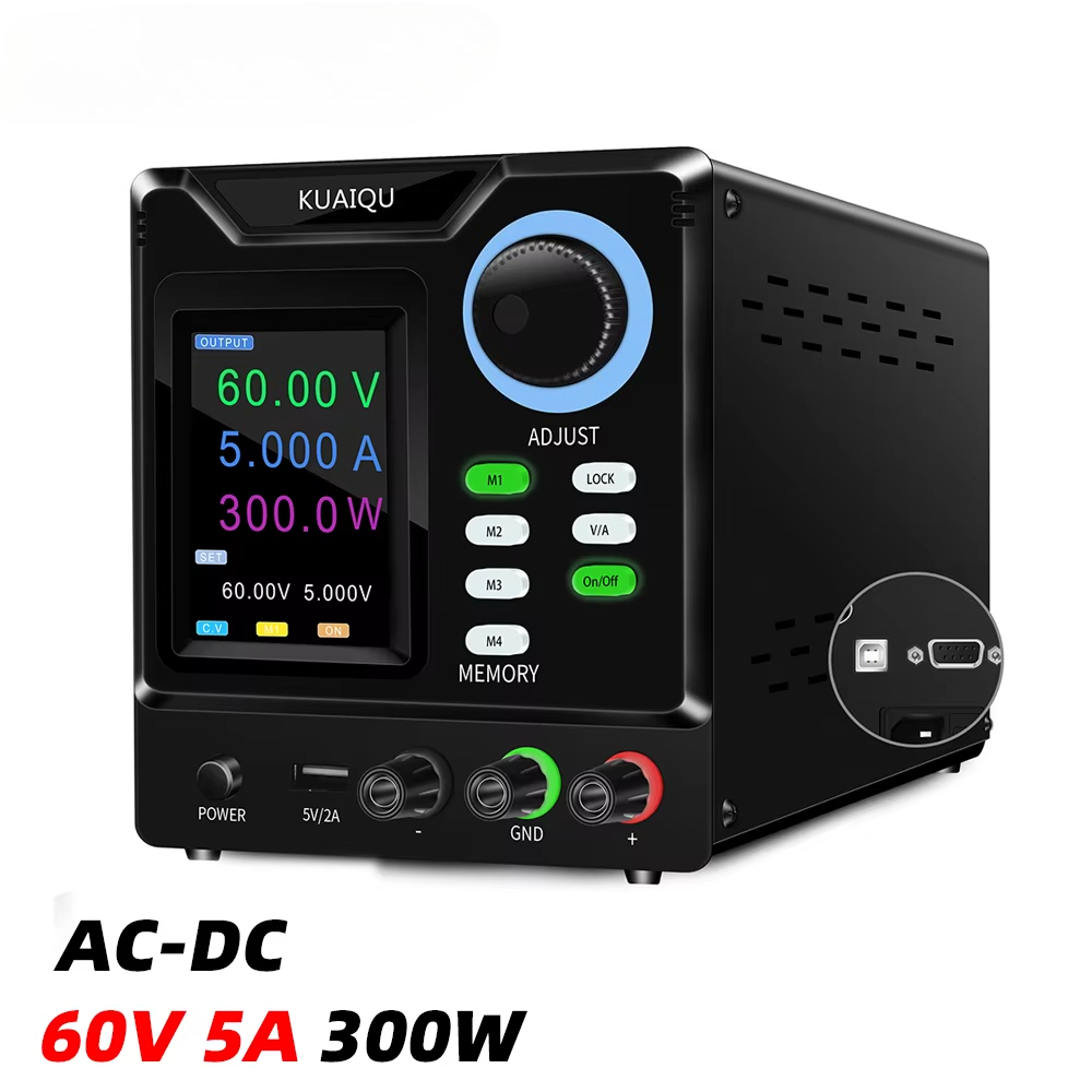 Programmable Dc Power Supply 60V 5A - KUAIQU SPPS-D605-232 60 فولت 5A 12
