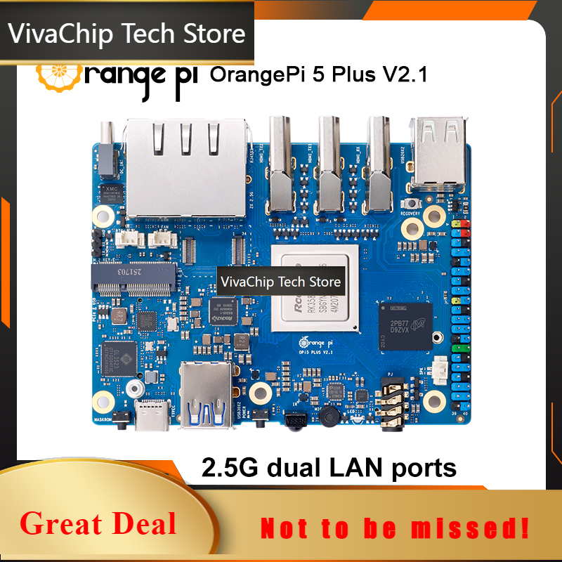 Orange Pi 5 Plus 16Gb - لوحة تطوير VivaCT Orange Pi 5