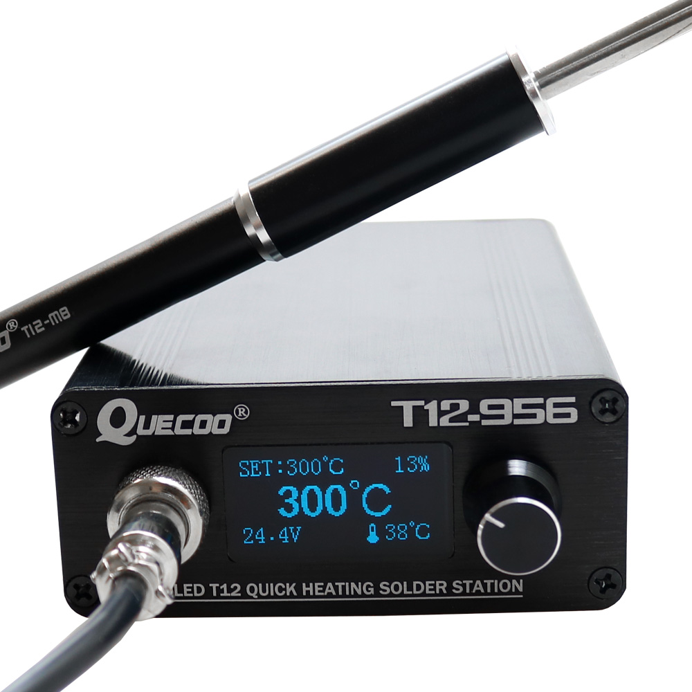 Soldering Station T12 Oled - QUECOO T12-956 محطة لحام رقمية مكواة