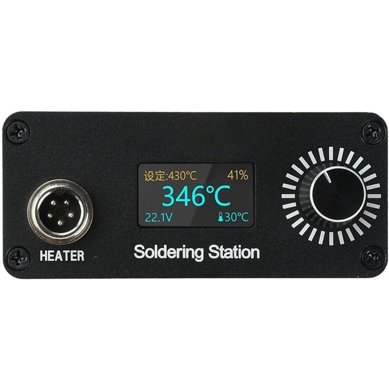 【A56X】محطة لحام رقمية محمولة ص - مراجعة Soldering Station T12 Oled وسعره