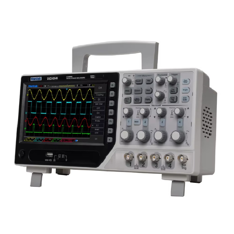 جهاز راسم ذبذبات رقمي محمول من - مراجعة Digital Storage Oscilloscope 100Mhz 4Ch وسعره