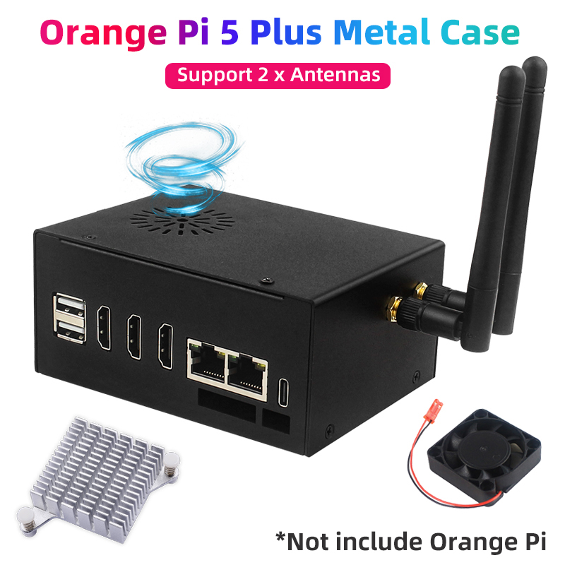 Orange Pi 5 Plus حافظة معدنية  - مراجعة Orange Pi 5 Plus 16Gb وسعره