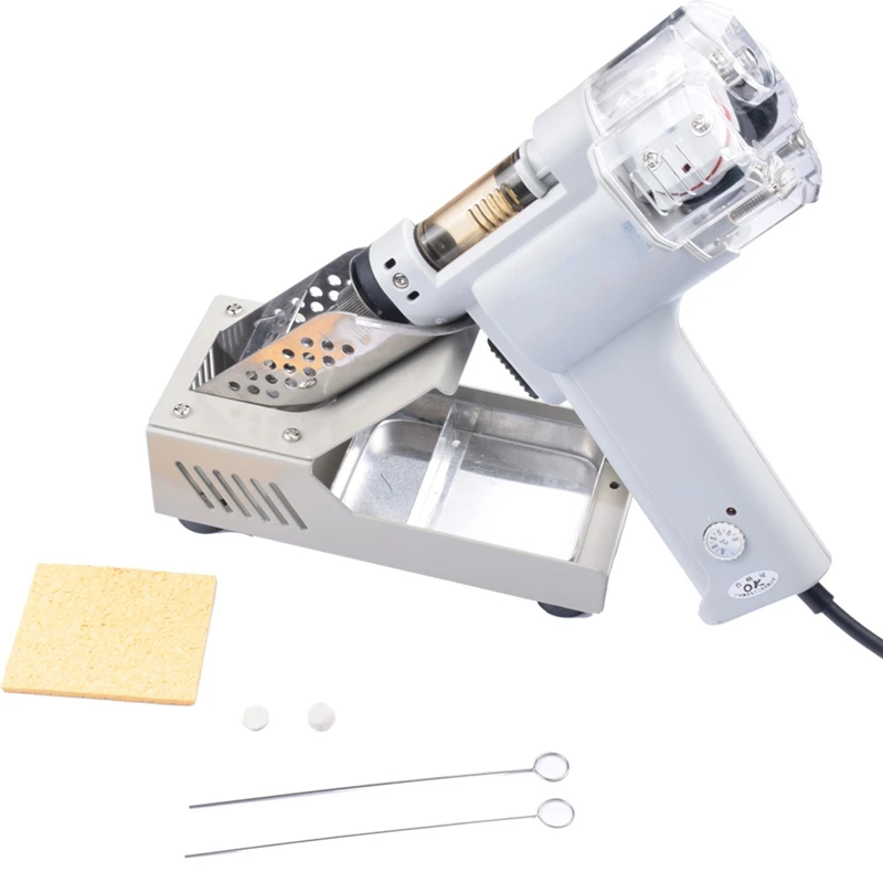 مضخة شفط مزدوجة 100 واط، مسدس  - مراجعة Desoldering Gun Vacuum Electric وسعره