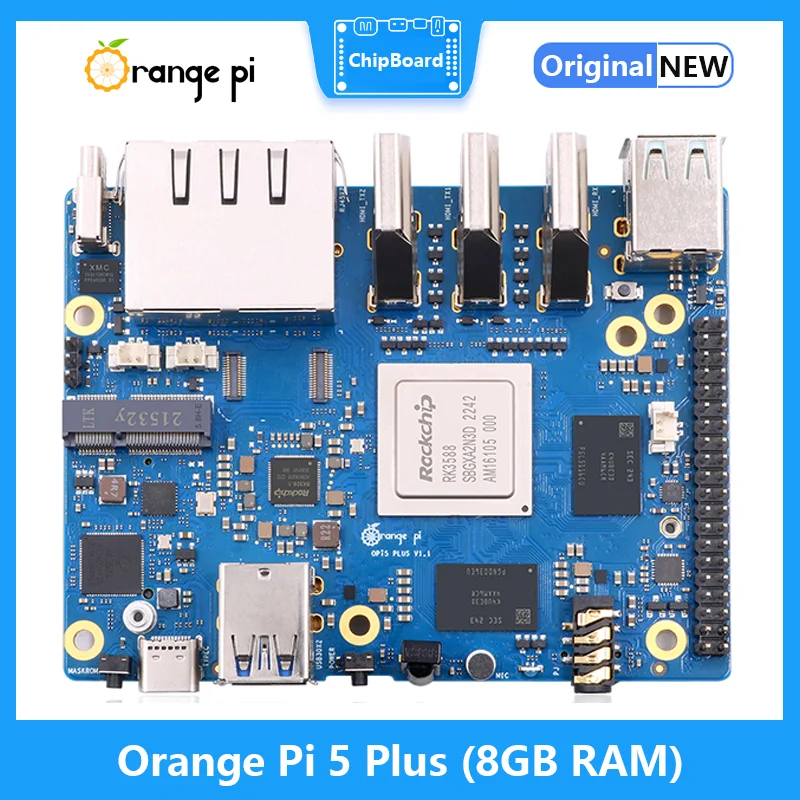 Orange Pi 5 Plus 8GB RAM RK358 - مراجعة Orange Pi 5 Plus 16Gb وسعره