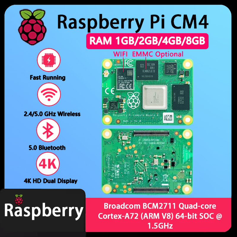 وحدة معالجة راسبيري باي CM4 بذ - مراجعة Raspberry Pi Compute Module 4 8Gb 32Gb وسعره