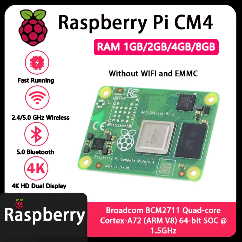 وحدة معالجة راسبيري باي CM4 بذ - مراجعة Raspberry Pi Compute Module 4 8Gb 32Gb وسعره