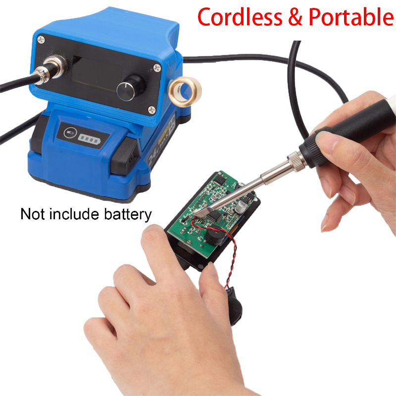 محطة لحام T12 مع مكواة لحام ST - مراجعة Soldering Station T12 Oled وسعره