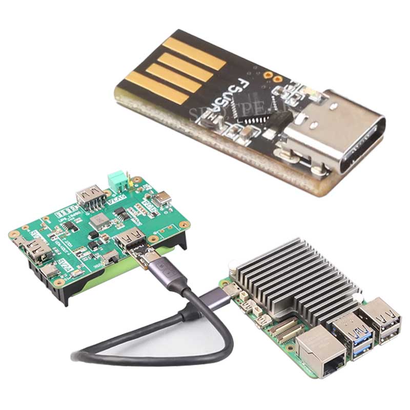 محول طاقة USB A/C صغير من نوع  - مراجعة Banana Pi Bpi-M5 وسعره