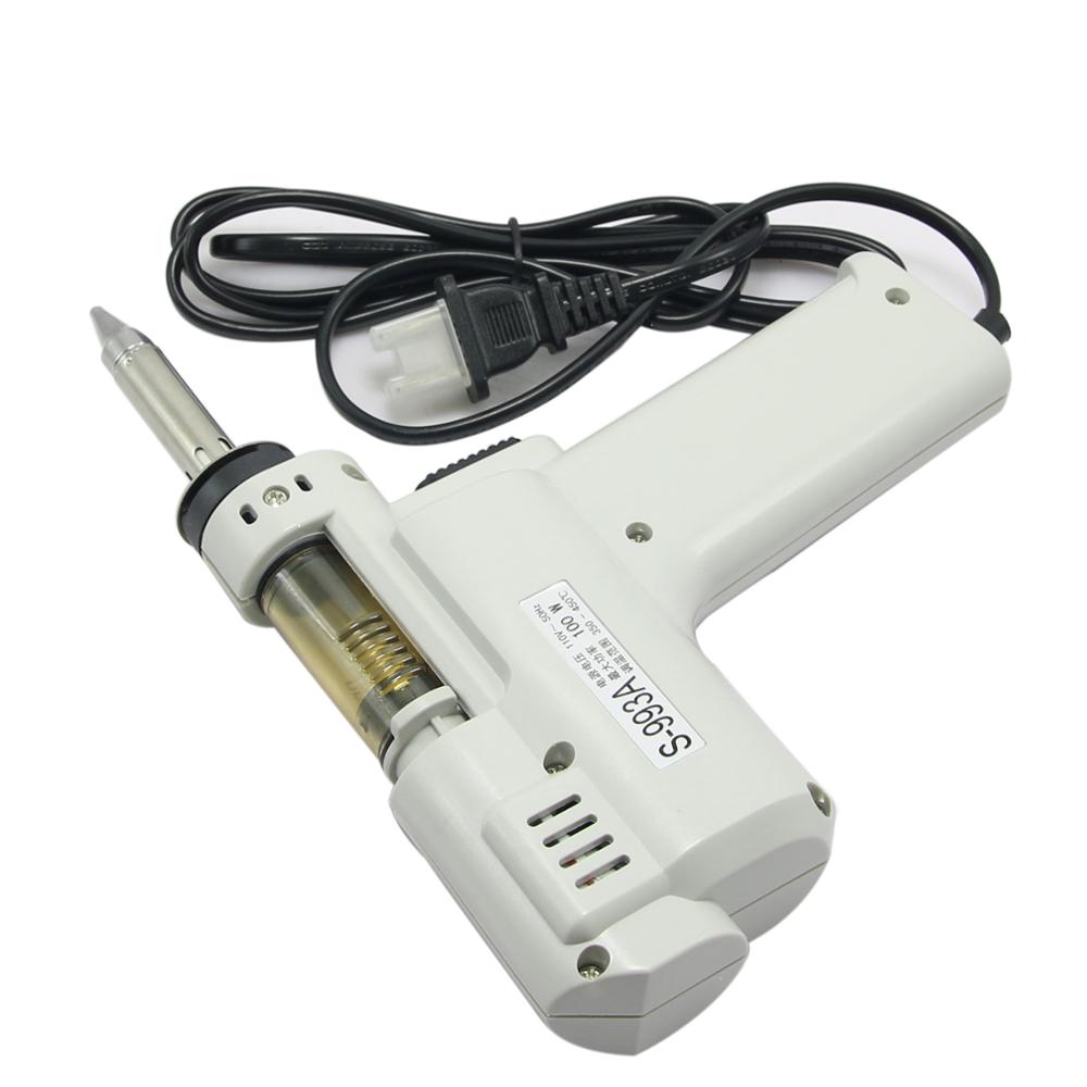 S-993A 220 فولت 100 واط استهلا - مراجعة Desoldering Gun Vacuum Electric وسعره