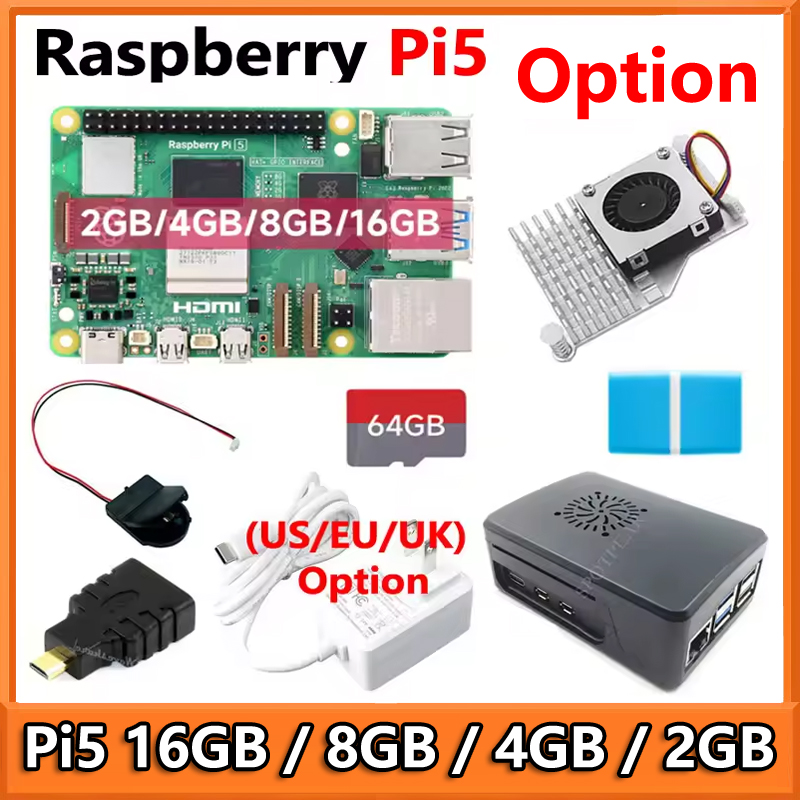 Raspberry Pi 5 16GB /8GB/4GB/2 - مراجعة Raspberry Pi 5 8Gb Kit وسعره