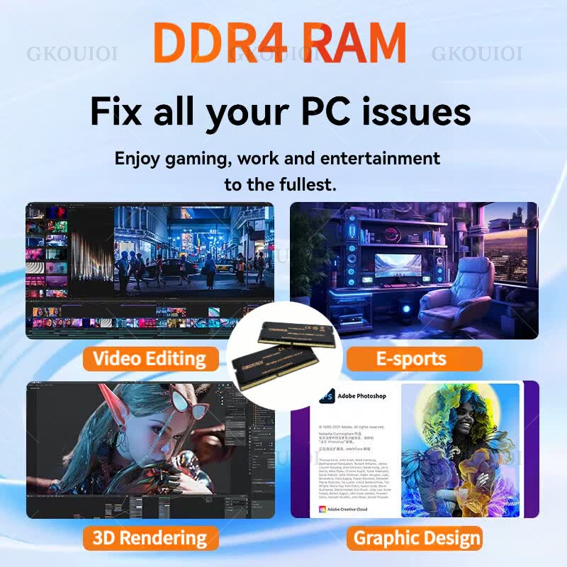 ذاكرة رام GKOUIOI DDR4 بسعات 4 - مراجعة Khadas Vim4 8Gb وسعره