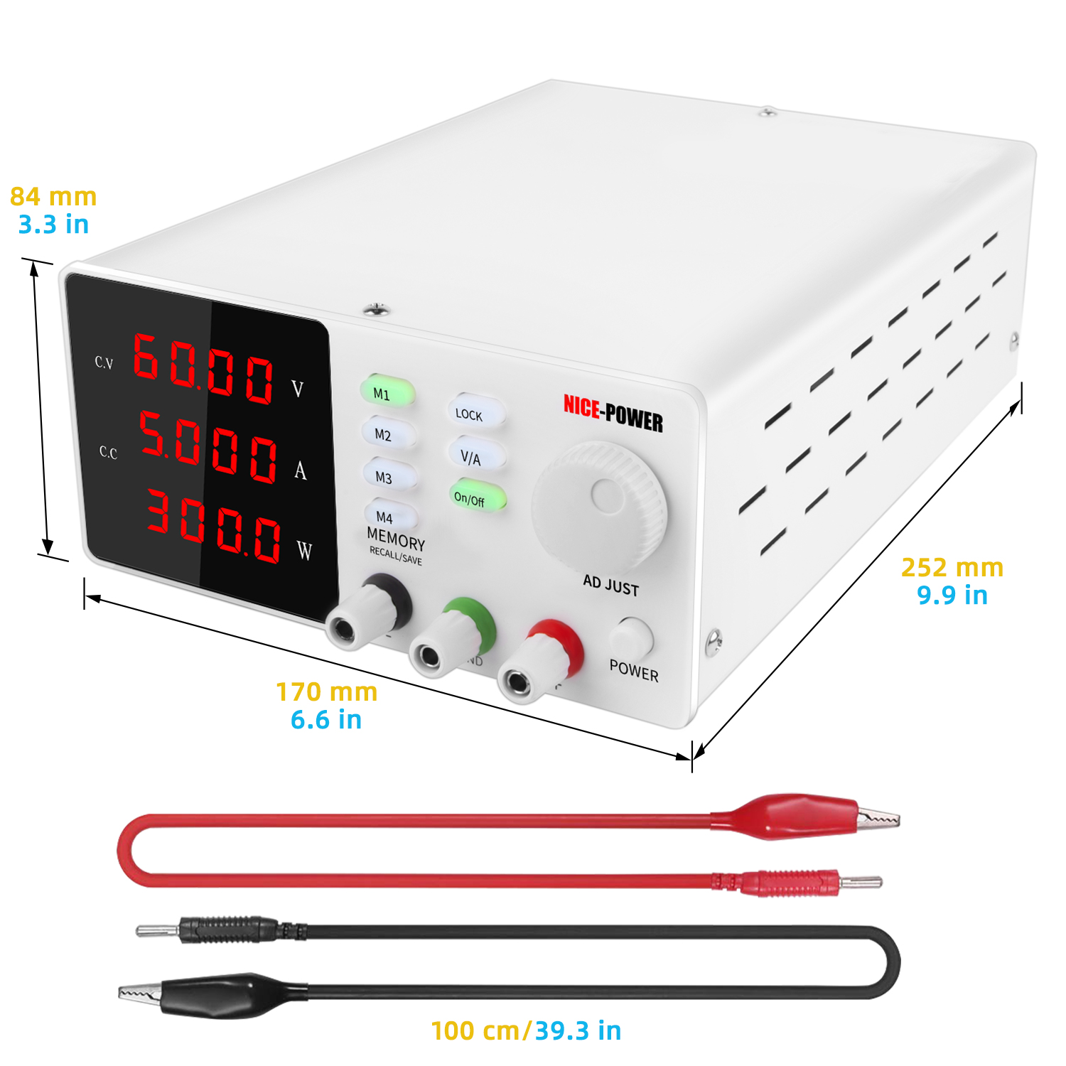 تصميم جديد لطيف الطاقة Spps-S6 - مراجعة Programmable Dc Power Supply 60V 5A وسعره