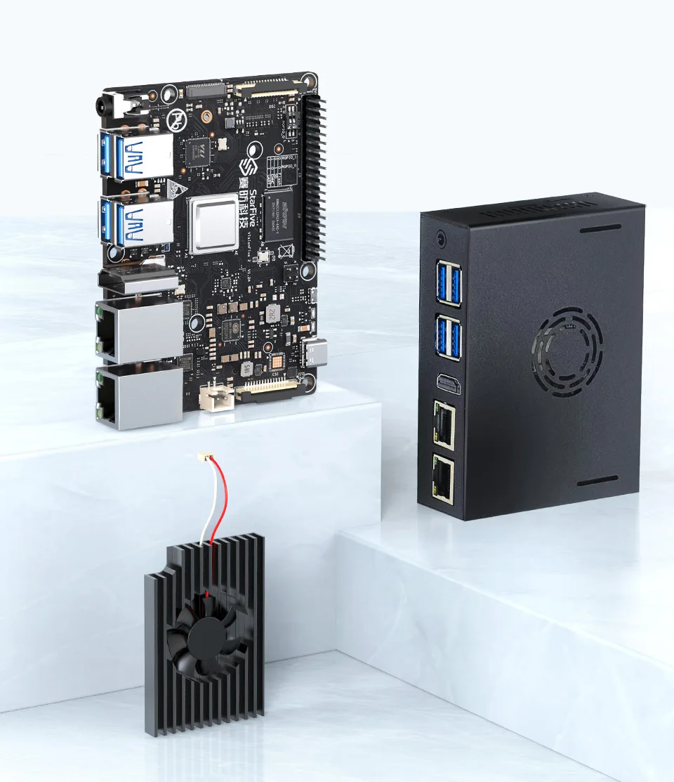 VisionFive2 8GB WiFi AI Kit كم - مراجعة Raspberry Pi 5 8Gb Kit وسعره