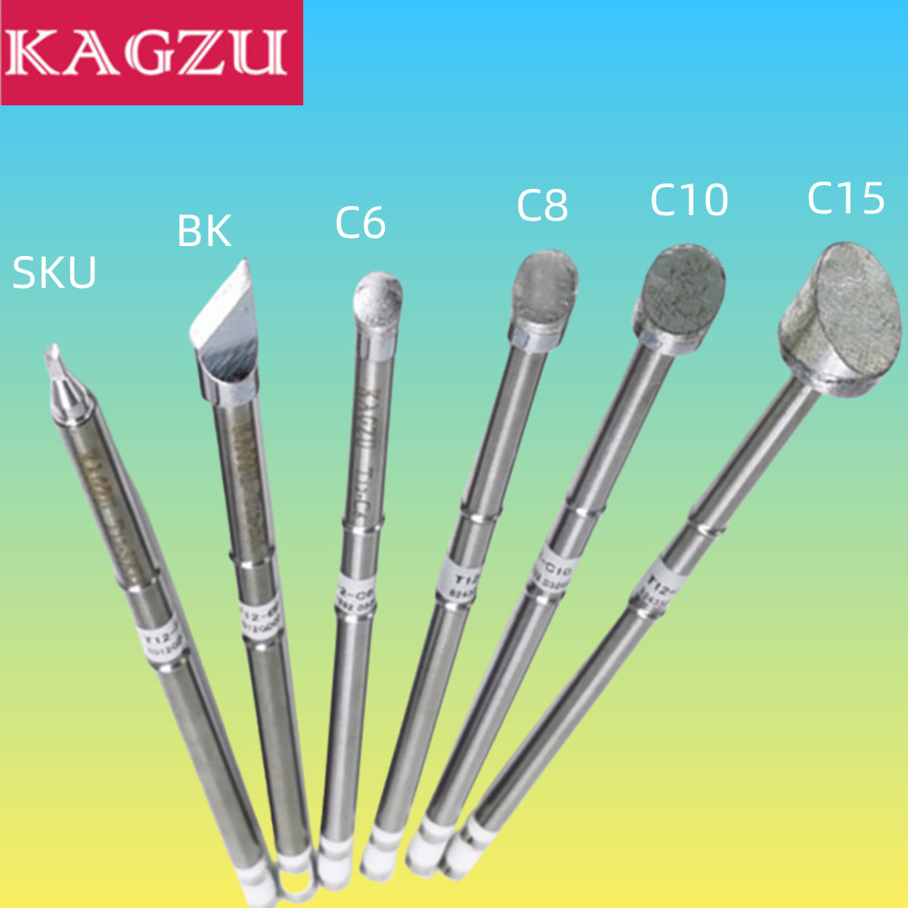 T12-BK/SKU/C6/C8/C10/C15 نصائح - مراجعة Soldering Station T12 Oled وسعره