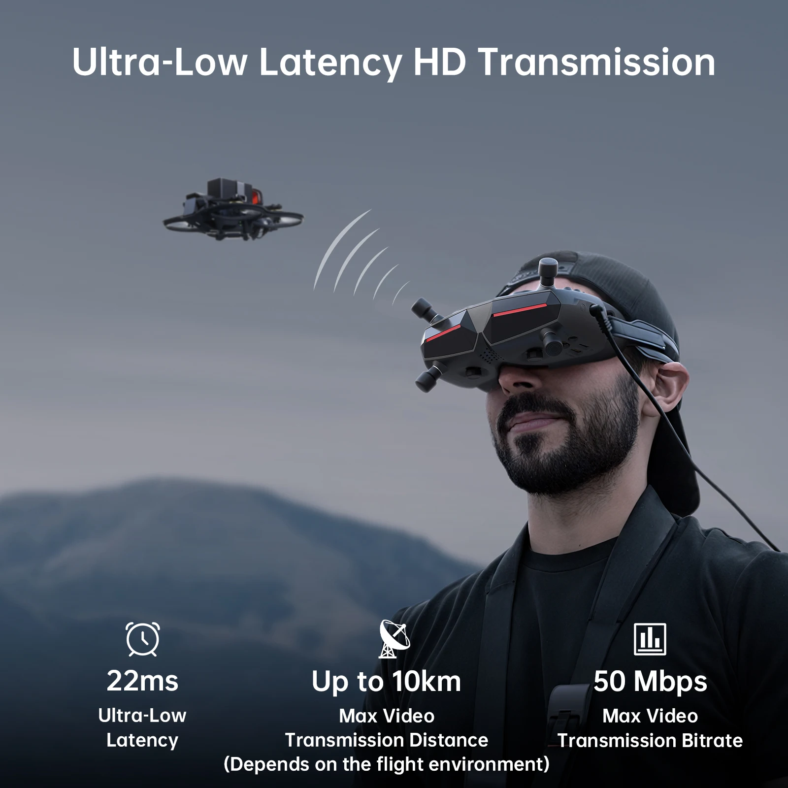 نظارات CADDXFPV Walksnail Avat - مراجعة Fpv Goggles Avatar Hd Receiver وسعره