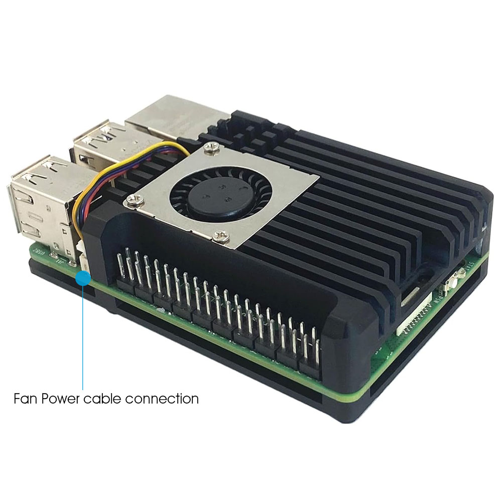 حافظة مدرعة من سبائك الألومنيو - مراجعة Raspberry Pi 5 8Gb Kit وسعره