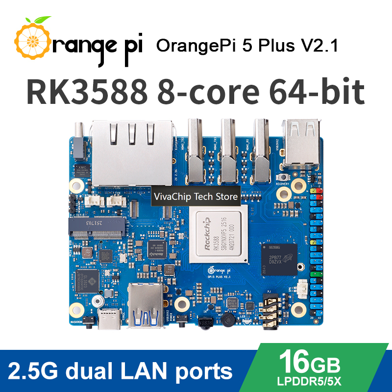 كمبيوتر مصغر VivaCT Orange Pi  - مراجعة Orange Pi 5 Plus 16Gb وسعره