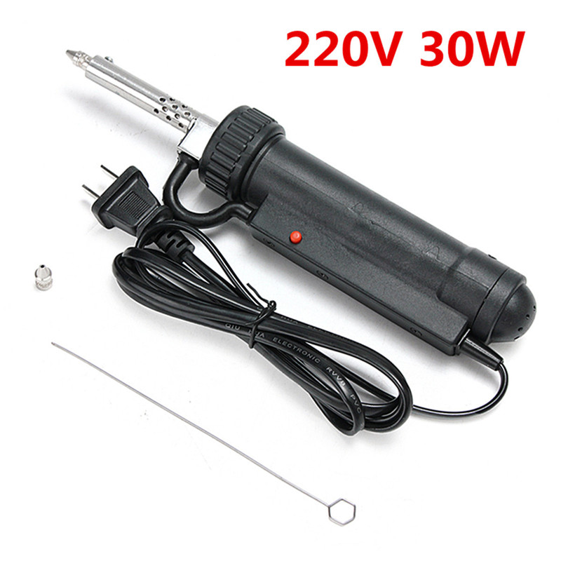 شحن مجاني حار بيع 30 واط 220 ف - مراجعة Desoldering Gun Vacuum Electric وسعره